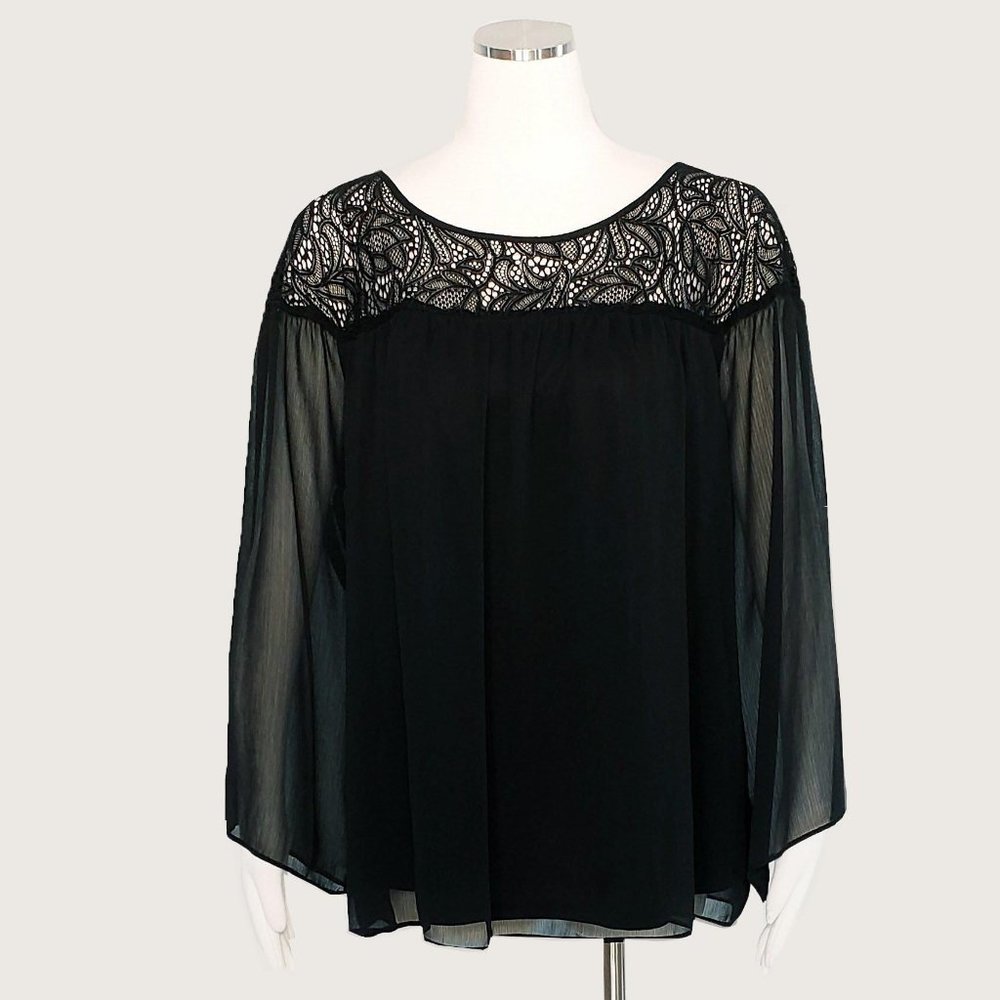 Alyx Sheer Peasant Top NWOT
